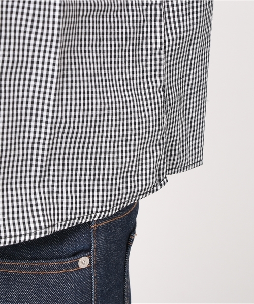 Re:EDIT（リエディ）の「[たっぷりしたボリューム感が今年らしい]袖コンシャスワイドネックブラウストップス/シャツ・ブラウス[リエディ]（シャツ/ブラウス・レディース・ホワイト/ブラック系その他・MEDIUM/LARGE）」の8枚目の写真