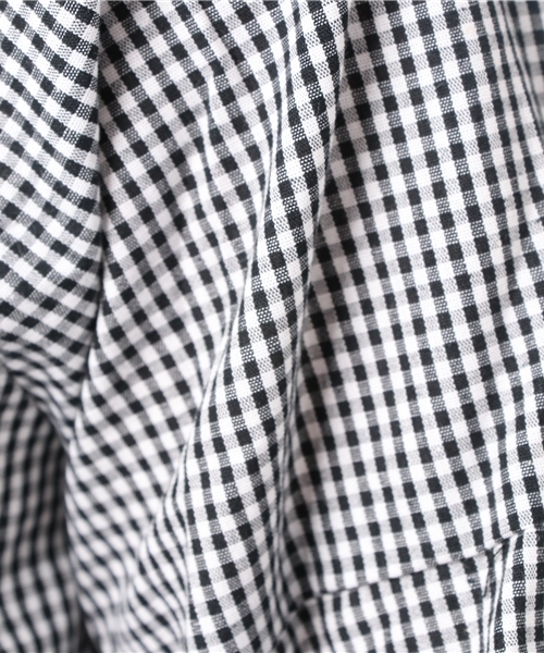 Re:EDIT（リエディ）の「[たっぷりしたボリューム感が今年らしい]袖コンシャスワイドネックブラウストップス/シャツ・ブラウス[リエディ]（シャツ/ブラウス・レディース・ホワイト/ブラック系その他・MEDIUM/LARGE）」の9枚目の写真