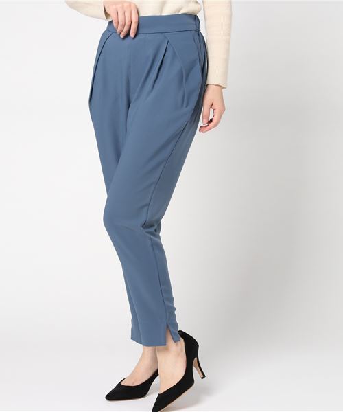 Bou Jeloud（ブージュルード）の「【セットアップ対応】サラサラスタイリッシュテーパードパンツ（その他パンツ・レディース・アイボリー/カーキ/チャコールグレー/ブルー・38/40/36）」の11枚目の写真