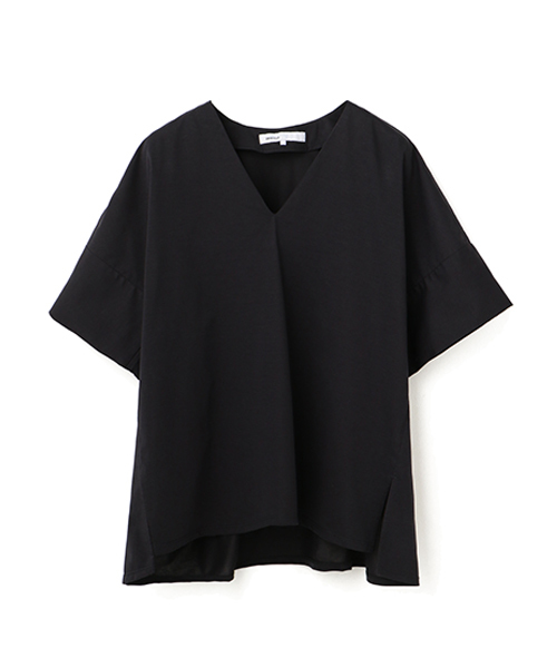 08sircus（ゼロエイトサーカス）の「08 SIRCUS カットソー（Tシャツ/カットソー・レディース・ブラック/ピンク/キャメル・1）」の2枚目の写真