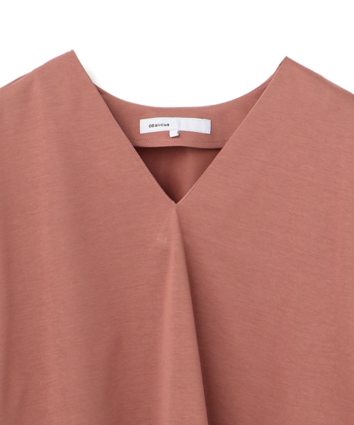 08sircus（ゼロエイトサーカス）の「08 SIRCUS カットソー（Tシャツ/カットソー・レディース・ブラック/ピンク/キャメル・1）」の5枚目の写真