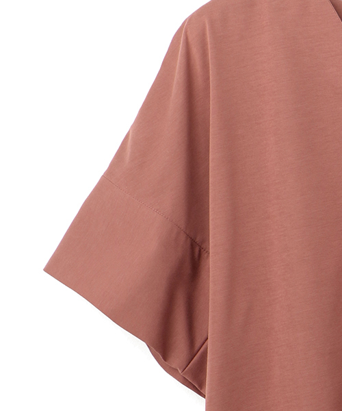 08sircus（ゼロエイトサーカス）の「08 SIRCUS カットソー（Tシャツ/カットソー・レディース・ブラック/ピンク/キャメル・1）」の6枚目の写真