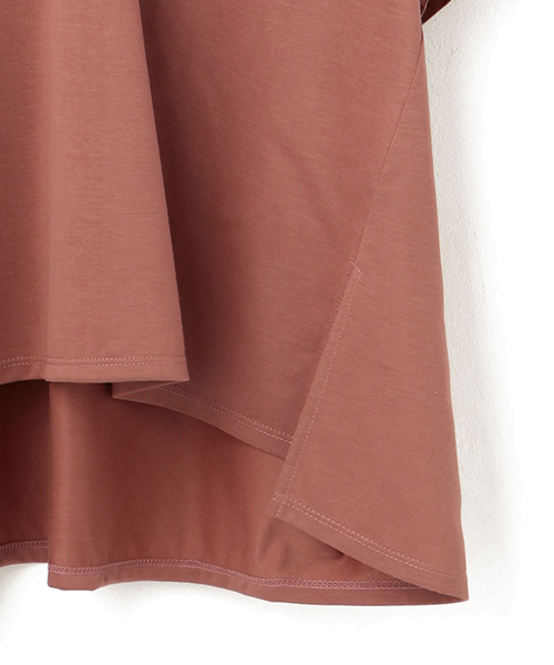 08sircus（ゼロエイトサーカス）の「08 SIRCUS カットソー（Tシャツ/カットソー・レディース・ブラック/ピンク/キャメル・1）」の7枚目の写真