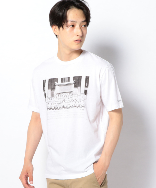 SUNNY  SPORTS（サニースポーツ）の「SUNNYSPORTS: YALE Tシャツ（Tシャツ/カットソー・メンズ・ストーン/ライトホワイト/ホワイト/ホワイト系その他・LARGE/MEDIUM）」の2枚目の写真
