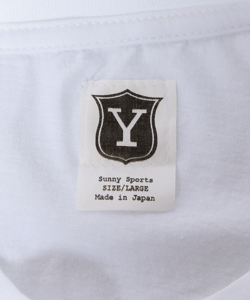 SUNNY  SPORTS（サニースポーツ）の「SUNNYSPORTS: YALE Tシャツ（Tシャツ/カットソー・メンズ・ストーン/ライトホワイト/ホワイト/ホワイト系その他・LARGE/MEDIUM）」の12枚目の写真