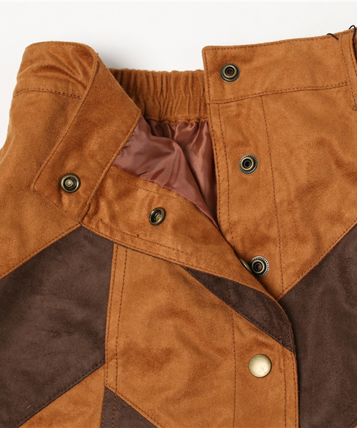 WEGO（ウィゴー）の「WEGO/フェイクスエードAラインミニスカート（スカート・レディース・ライトピンク/その他3/その他2/マスタード/キャメル/その他1/レッド/ダークブラウン・LARGE/MEDIUM）」の12枚目の写真