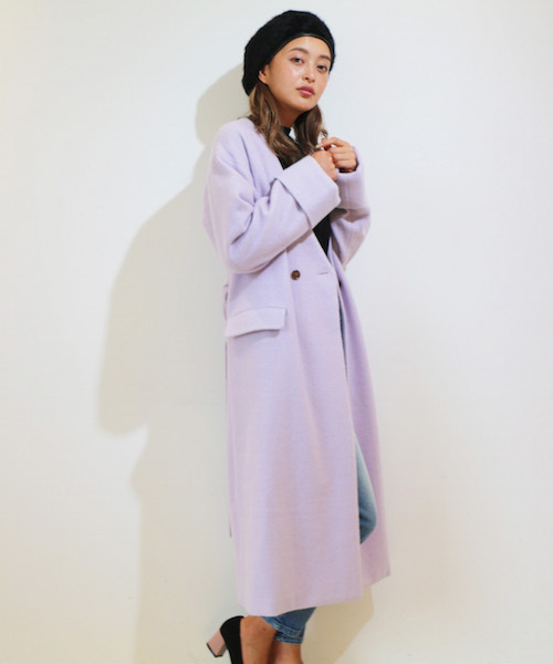FREE'S MART（フリーズマート）の「【CanCam12月号 AAA宇野さん着用】シャギーロングコート（その他アウター・レディース・パープル/ブルー/ベージュ/ブルー系その他・SMALL/MEDIUM）」の20枚目の写真