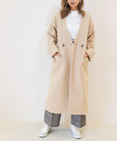 FREE'S MART（フリーズマート）の「【CanCam12月号 AAA宇野さん着用】シャギーロングコート（その他アウター・レディース・パープル/ブルー/ベージュ/ブルー系その他・SMALL/MEDIUM）」の19枚目の写真