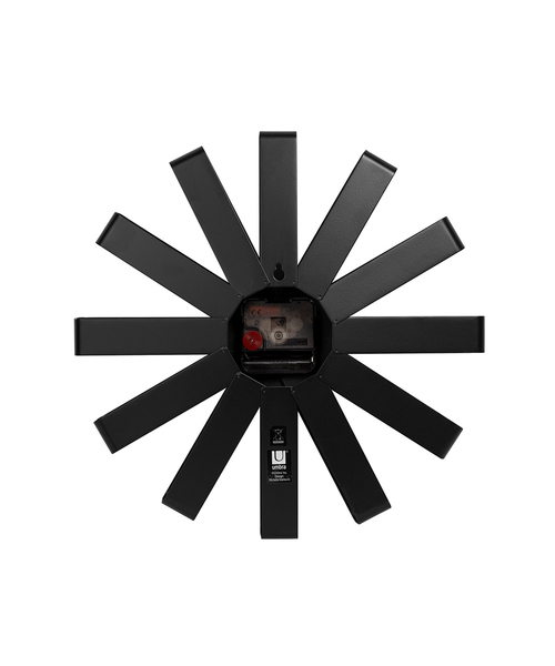 Umbra（アンブラ）の「Umbra/リボン ウォールクロック ブラック（掛け時計・レディース・ブラック・ONE SIZE）」の5枚目の写真