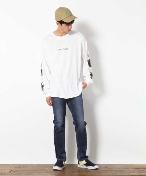 RAGEBLUE（レイジブルー）の「ラインデニムパンツ/772174（デニムパンツ・メンズ・ブルー・LARGE/MEDIUM/SMALL/X-LARGE）」の9枚目の写真