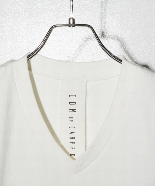 CDM BY CARPEDIEM(シーディーエムバイカルペディエム)の「CDM BY CARPEDIEM(シーディーエム バイ カルペディエム)ヘヴィ天竺Tシャツ MADE IN JAPAN(Tシャツ/カットソー・メンズ・ホワイト/ブラック/カーキ・SMALL/MEDIUM/LARGE)」の8枚目の写真