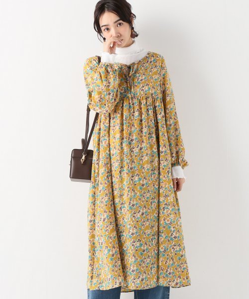 Slobe Iena スローブイエナ の フラワープリントキーネックワンピース ワンピース Wear