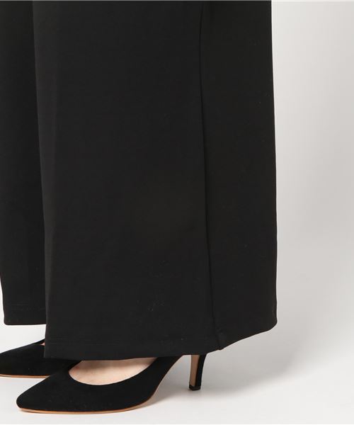 Pierrot（ピエロ）の「カットジョーゼット素材 オールインワン（サロペット/オーバーオール・レディース・ブラック/ネイビー・M/L）」の8枚目の写真