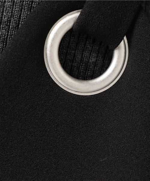 Pierrot（ピエロ）の「カットジョーゼット素材 オールインワン（サロペット/オーバーオール・レディース・ブラック/ネイビー・M/L）」の9枚目の写真