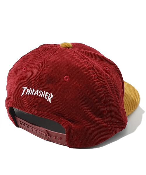 THRASHER(スラッシャー)の「バイカラーBBキャップ(キャップ・メンズ・ブラック/ネイビー/ワイン・FREE)」の5枚目の写真