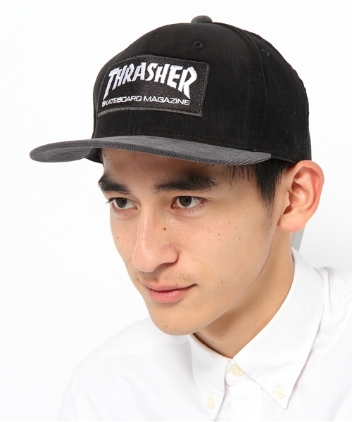 THRASHER(スラッシャー)の「バイカラーBBキャップ(キャップ・メンズ・ブラック/ネイビー/ワイン・FREE)」の10枚目の写真