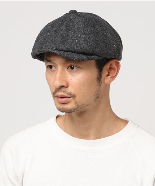 ANCHOR(アンカー)の「QUARTER GALLERY ネップハンチングキャスケット(キャスケット・メンズ・ブラック/グレー・MEDIUM/X-LARGE)」の9枚目の写真