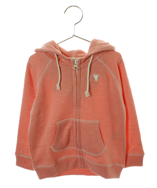 coen（コーエン）の「【KIDS 】裏起毛ジップアップカラーパーカー（パーカー・キッズ・ブラウン/レッド/マスタード/コバルトブルー・XL/130/150/M/110/S/100/L/120/140）」の4枚目の写真