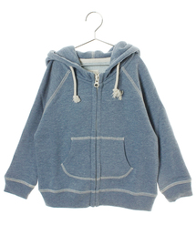 coen | 【KIDS 】裏起毛ジップアップカラーパーカー(パーカー)