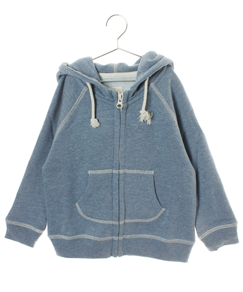 coen（コーエン）の「【KIDS 】裏起毛ジップアップカラーパーカー（パーカー・キッズ・ブラウン/レッド/マスタード/コバルトブルー・XL/130/150/M/110/S/100/L/120/140）」の2枚目の写真