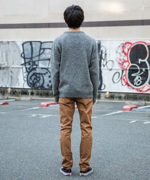 Rocky Monroe（ロッキーモンロー）の「ストレッチスキニーパンツ カツラギ  テーパードパンツ（チノパンツ・メンズ・ブラック/ベージュ/ブラウン/チャコール/ネイビー/ホワイト/モカ/オリーブ/ワイン・XL/L/M/S）」の22枚目の写真