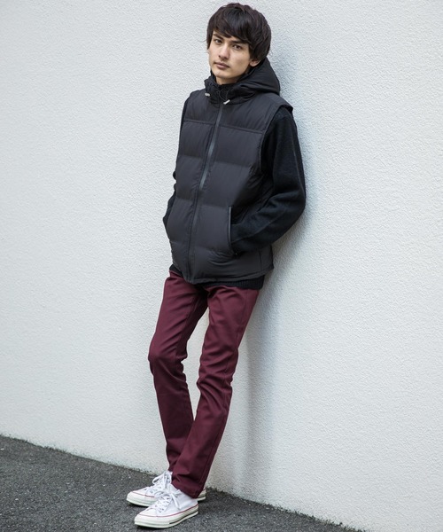 Rocky Monroe（ロッキーモンロー）の「ストレッチスキニーパンツ カツラギ  テーパードパンツ（チノパンツ・メンズ・ブラック/ベージュ/ブラウン/チャコール/ネイビー/ホワイト/モカ/オリーブ/ワイン・XL/L/M/S）」の20枚目の写真