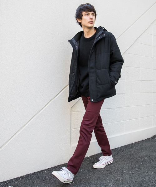 Rocky Monroe（ロッキーモンロー）の「ストレッチスキニーパンツ カツラギ  テーパードパンツ（チノパンツ・メンズ・ブラック/ベージュ/ブラウン/チャコール/ネイビー/ホワイト/モカ/オリーブ/ワイン・XL/L/M/S）」の19枚目の写真