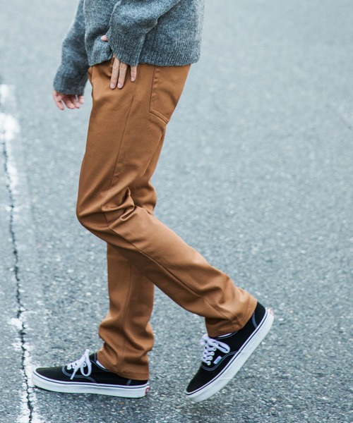 Rocky Monroe（ロッキーモンロー）の「ストレッチスキニーパンツ カツラギ  テーパードパンツ（チノパンツ・メンズ・ブラック/ベージュ/ブラウン/チャコール/ネイビー/ホワイト/モカ/オリーブ/ワイン・XL/L/M/S）」の15枚目の写真