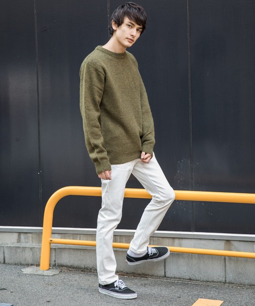 Rocky Monroe（ロッキーモンロー）の「ストレッチスキニーパンツ カツラギ  テーパードパンツ（チノパンツ・メンズ・ブラック/ベージュ/ブラウン/チャコール/ネイビー/ホワイト/モカ/オリーブ/ワイン・XL/L/M/S）」の13枚目の写真