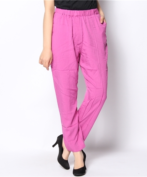 Kastane（カスタネ）の「【Kastane】ピンタックテーパードPT（その他パンツ・レディース・チャコールグレー/ピンク/アイボリー/ブルー・FREE）」の4枚目の写真