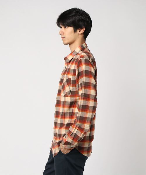 BILLABONG(ビラボン)の「【直営店限定】BILLABONG メンズ FREEMONT FLANNEL 長袖シャツ(シャツ/ブラウス・メンズ・ダークブラウン/ブラウン/グリーン・SMALL/MEDIUM/LARGE)」の5枚目の写真