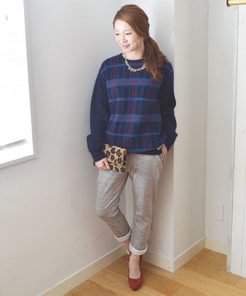 SHIPS for women（シップスフォーウィメン）の「SHINZONE:SHIPSセッケツパンツ◇（その他パンツ・レディース・グレー・ONE SIZE）」の6枚目の写真