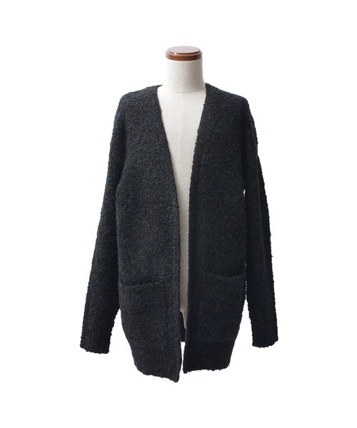 MinoriTY（マイノリティ）の「3Ｇブークレヤーンコーディガン（カーディガン/ボレロ・メンズ・ブラック/ネイビー/ブラウン/グレー・M/L）」の10枚目の写真