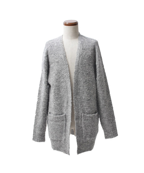 MinoriTY（マイノリティ）の「3Ｇブークレヤーンコーディガン（カーディガン/ボレロ・メンズ・ブラック/ネイビー/ブラウン/グレー・M/L）」の17枚目の写真