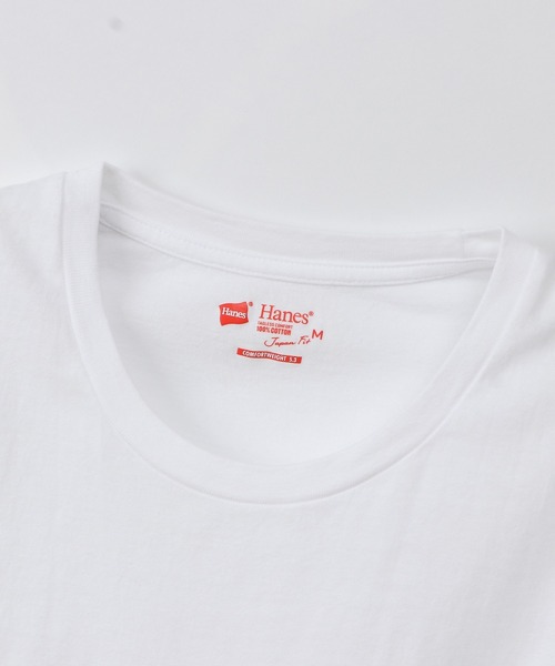 HANES(ヘインズ)の「【Hanes/ヘインズ】レディース ジャパンフィットフォーハー【2枚組】クルーネックTシャツ 5.3oz(Tシャツ/カットソー・レディース・ホワイト・MEDIUM/LARGE)」の4枚目の写真