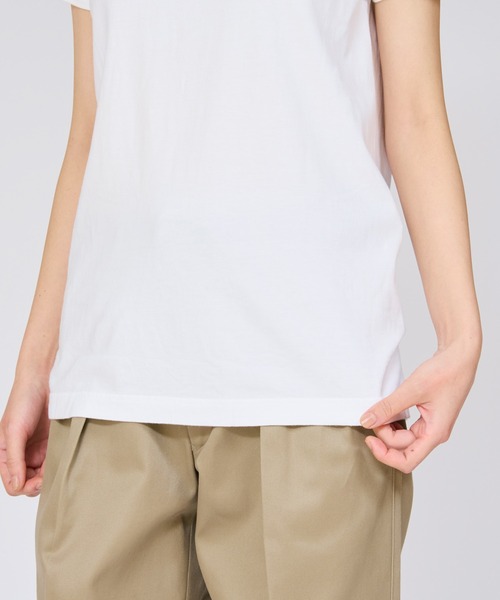 HANES(ヘインズ)の「【Hanes/ヘインズ】レディース ジャパンフィットフォーハー【2枚組】クルーネックTシャツ 5.3oz(Tシャツ/カットソー・レディース・ホワイト・MEDIUM/LARGE)」の12枚目の写真