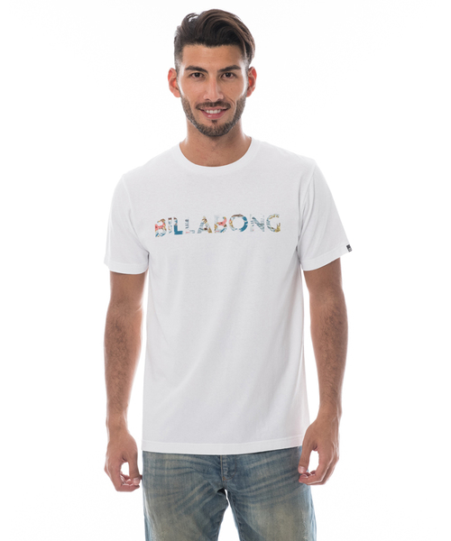 BILLABONG(ビラボン)の「BILLABONG メンズ UNITY LOGO ベーシックTシャツ/ビラボン 半袖 ロゴ(Tシャツ/カットソー・メンズ・カモフラージュ/ホワイト系その他/ホワイト/ブラック/ホワイト×ブラック/ブラック×ホワイト・X-LARGE/SMALL/LARGE/MEDIUM)」の2枚目の写真