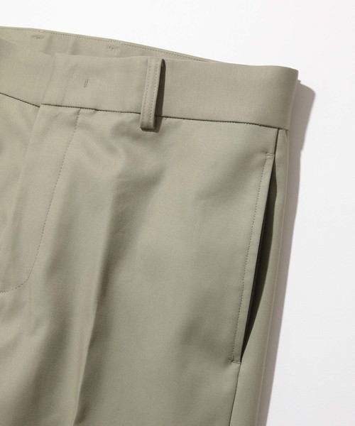 ADAM ET ROPE'（アダムエロペ）の「ダブルクロス ストレートスラックス（スラックス・メンズ・ブラック/モスグリーン・M/L）」の11枚目の写真