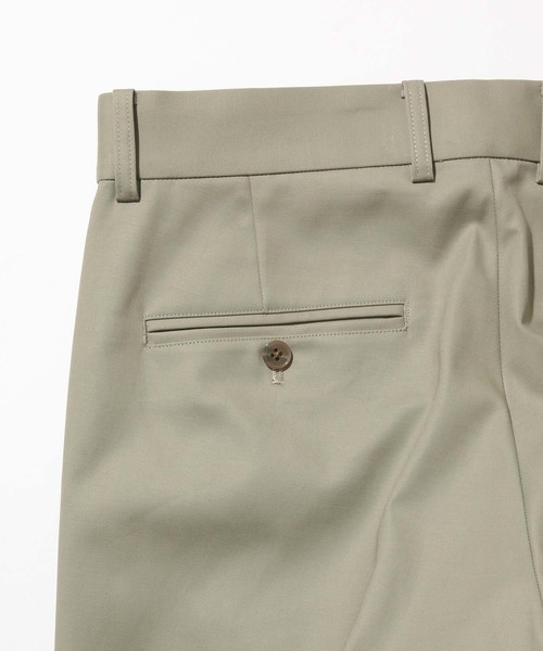 ADAM ET ROPE'（アダムエロペ）の「ダブルクロス ストレートスラックス（スラックス・メンズ・ブラック/モスグリーン・M/L）」の7枚目の写真