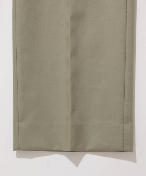 ADAM ET ROPE'（アダムエロペ）の「ダブルクロス ストレートスラックス（スラックス・メンズ・ブラック/モスグリーン・M/L）」の13枚目の写真