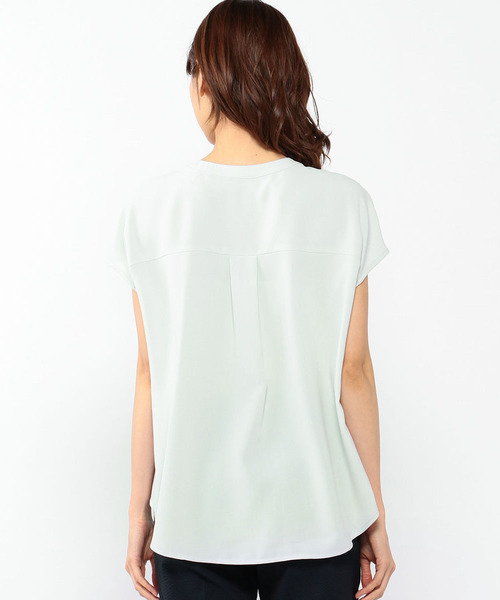 A/C DESIGN BY ALPHA CUBIC（エーシーデザインバイアルファキュービック）の「◇カタログ掲載◇フレンチブラウス（シャツ/ブラウス・レディース・ライトグレー/オフホワイト/ブラック・9号/13号/11号）」の7枚目の写真