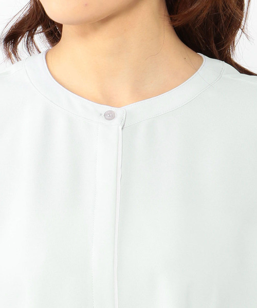 A/C DESIGN BY ALPHA CUBIC（エーシーデザインバイアルファキュービック）の「◇カタログ掲載◇フレンチブラウス（シャツ/ブラウス・レディース・ライトグレー/オフホワイト/ブラック・9号/13号/11号）」の8枚目の写真