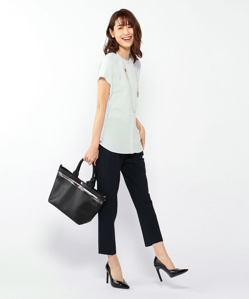 A/C DESIGN BY ALPHA CUBIC（エーシーデザインバイアルファキュービック）の「◇カタログ掲載◇フレンチブラウス（シャツ/ブラウス・レディース・ライトグレー/オフホワイト/ブラック・9号/13号/11号）」の13枚目の写真