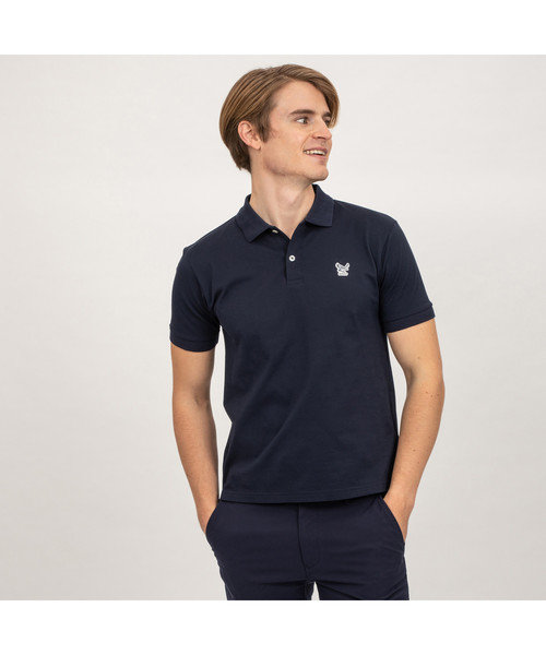 AIGLE（エーグル）の「DFTイーグルピケポロ（ポロシャツ・メンズ・ダークネイビー/ヘザーグレー/ホワイト/レッド/グリーン・LARGE/MEDIUM/X-LARGE/XX-LARGE/SMALL）」の5枚目の写真
