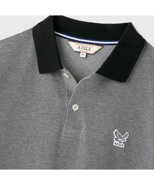 AIGLE（エーグル）の「DFTイーグルピケポロ（ポロシャツ・メンズ・ダークネイビー/ヘザーグレー/ホワイト/レッド/グリーン・LARGE/MEDIUM/X-LARGE/XX-LARGE/SMALL）」の11枚目の写真