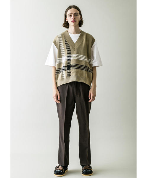 MONKEY TIME（モンキータイム）の「＜monkey time＞ C/AC PLAID VEST 