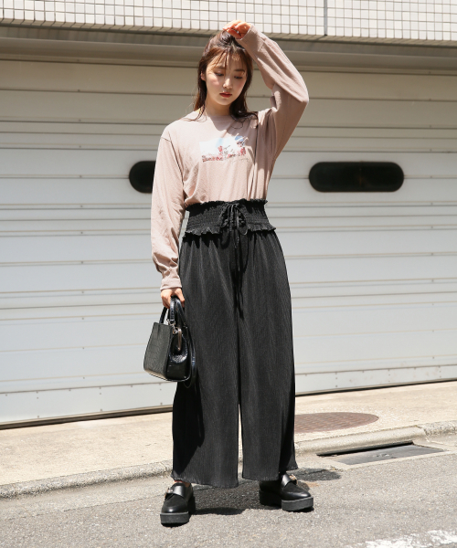 Heather（ヘザー）の「シャーリングプリーツパンツ　855464（その他パンツ・レディース・ブラック/ブラウン/ベージュ系その他・FREE）」の6枚目の写真