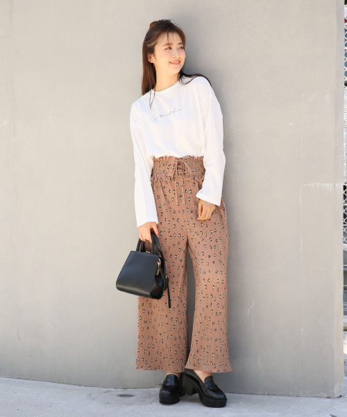 Heather（ヘザー）の「シャーリングプリーツパンツ　855464（その他パンツ・レディース・ブラック/ブラウン/ベージュ系その他・FREE）」の7枚目の写真