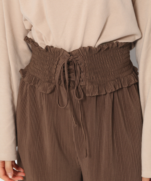 Heather（ヘザー）の「シャーリングプリーツパンツ　855464（その他パンツ・レディース・ブラック/ブラウン/ベージュ系その他・FREE）」の11枚目の写真