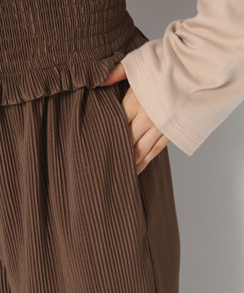 Heather（ヘザー）の「シャーリングプリーツパンツ　855464（その他パンツ・レディース・ブラック/ブラウン/ベージュ系その他・FREE）」の12枚目の写真